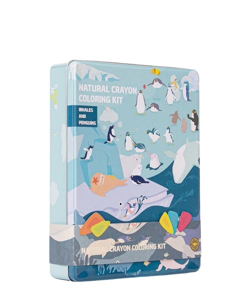 Coloring Kit PARTY SET Whales and Penguins Coloring Kits VICILink 