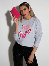 Shiraleah "Ho Ho Ho" Sweatshirt | Grey Sweatshirts Shiraleah 