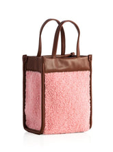 Shiraleah Courchevel Sherpa Mini Tote Cross-Body, Pink by Shiraleah Shiraleah 