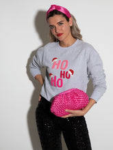 Shiraleah "Ho Ho Ho" Sweatshirt | Grey Sweatshirts Shiraleah 