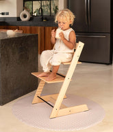 High Chair Splat Mats | Spotted - Clay High Chair Accessories Toddlekind 