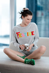 Shiraleah "Festive" Sweatshirt, Grey by Shiraleah Shiraleah 