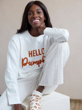 Shiraleah "Hello Pumpkin" Sweatshirt, Ivory by Shiraleah Shiraleah 