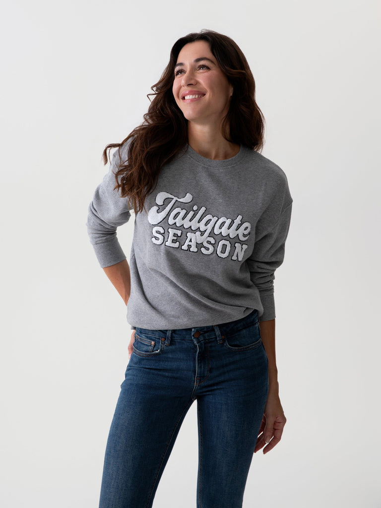 "Tailgate Season" Sweatshirt | Smoke Sweatshirts Shiraleah 