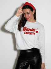 Shiraleah "Santa's Favorite" Sweatshirt | Ivory Sweatshirts Shiraleah 