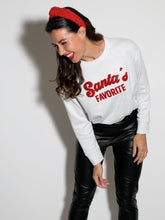 Shiraleah "Santa's Favorite" Sweatshirt | Ivory Sweatshirts Shiraleah 