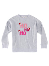 Shiraleah "Ho Ho Ho" Sweatshirt | Grey Sweatshirts Shiraleah SMALL 