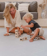 Premium Foam Playmats | Tulum - Stone Toddlekind 