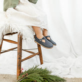 Flora T-Strap - Navy t-straps Zimmerman Shoes 