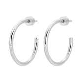 1" Ultimate Hoops Earrings eklexic Silver 