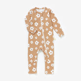 Bamboo Zip Pajamas | Daisies Onesies Consciously Baby Newborn 