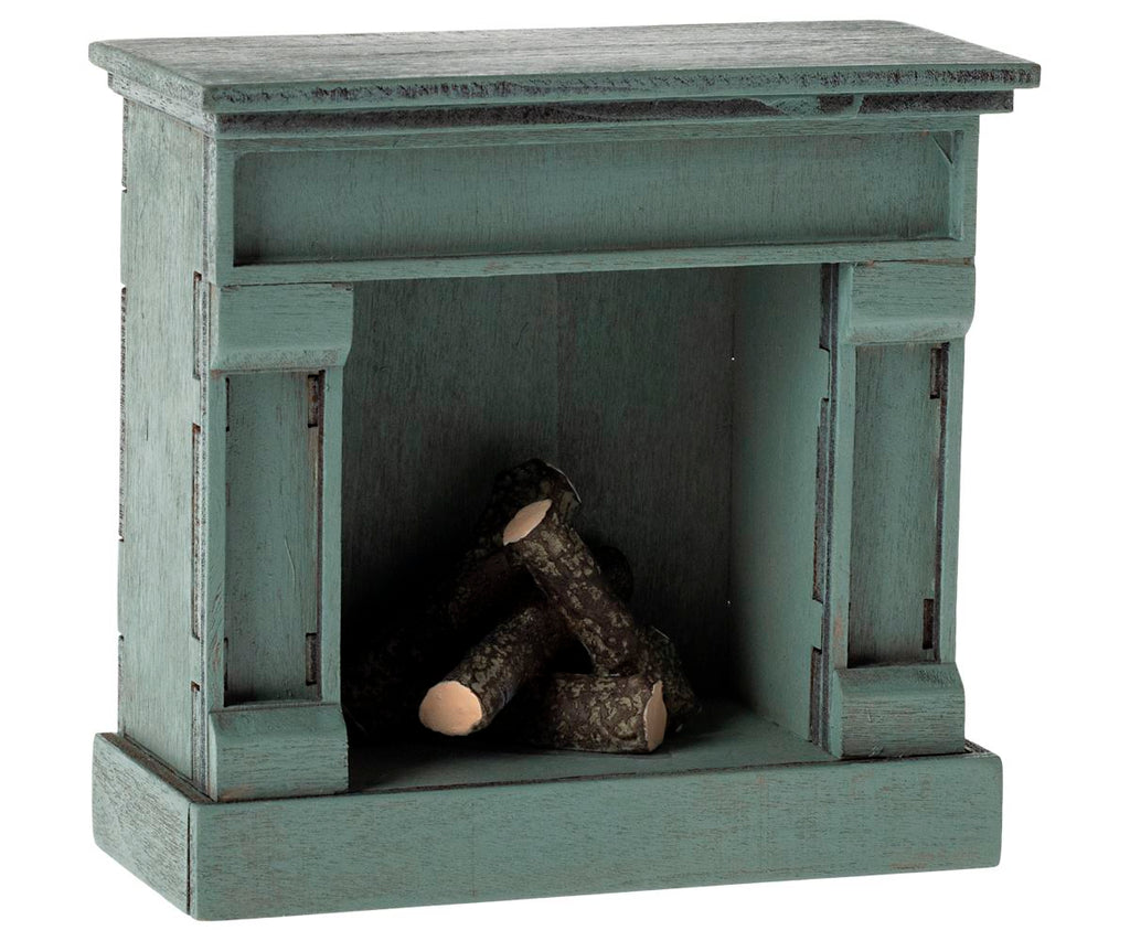 Fireplace, Mouse | Blue Maileg Furniture Maileg 