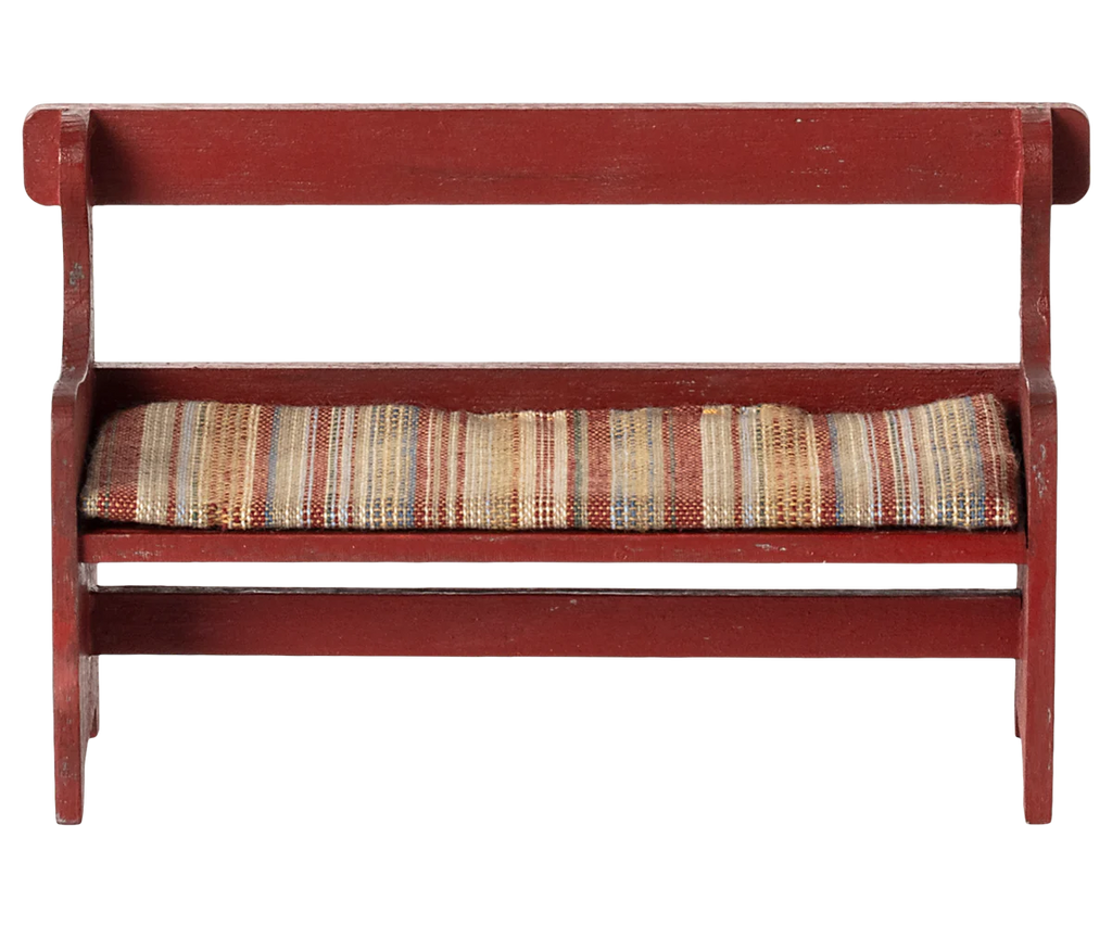 Presale - Bench, Mouse | Red Maileg Furniture Maileg 