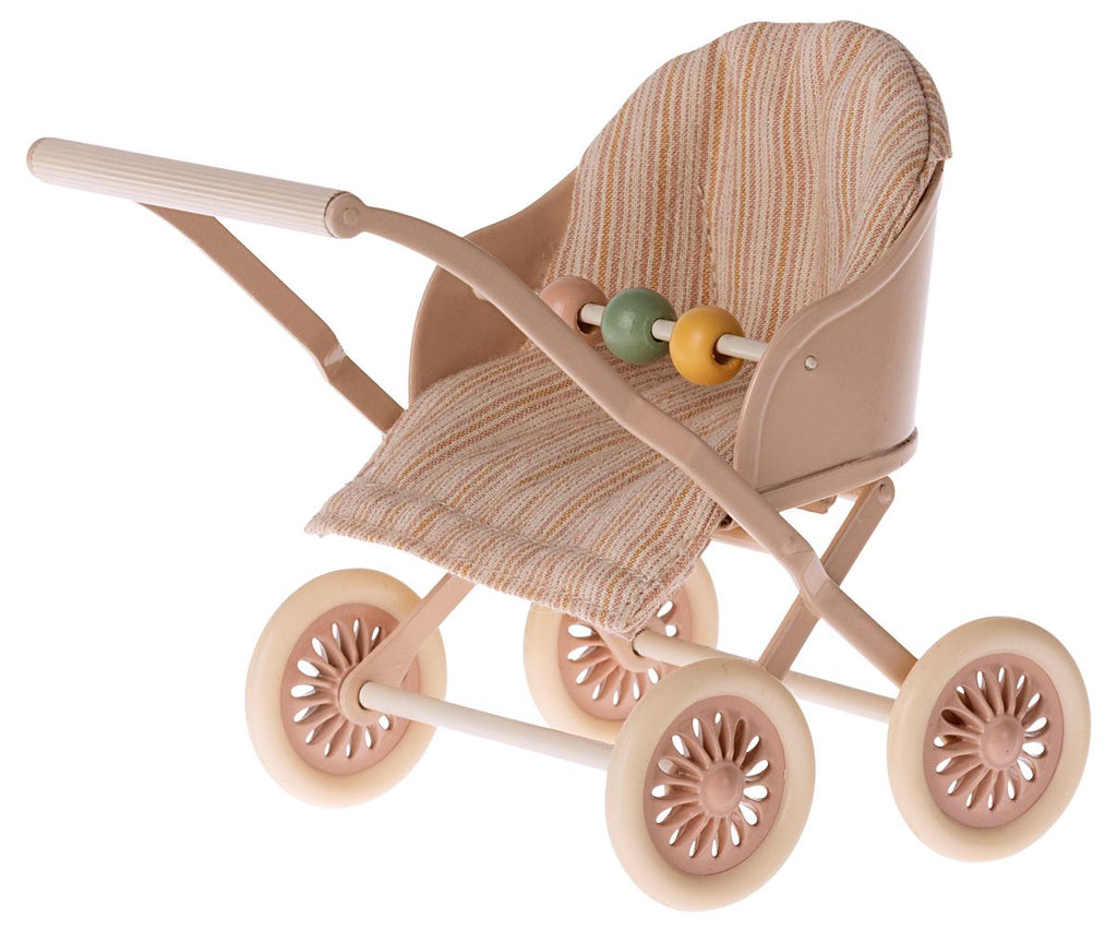 Stroller, Baby Mice | Rose Maileg Furniture Maileg 