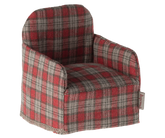 Presale - Chair, Mouse | Red Checker Maileg Furniture Maileg Multi Mouse 