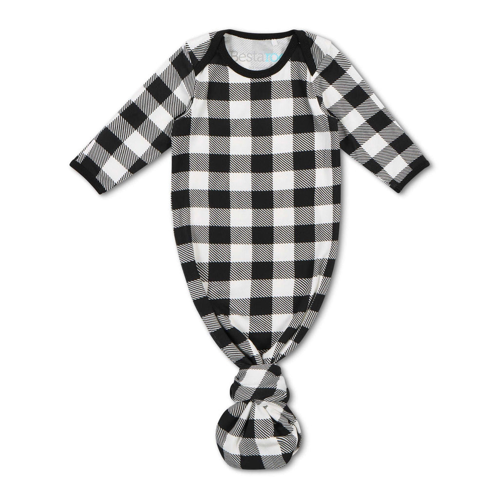 Black and White Plaid Gown gown Bestaroo 