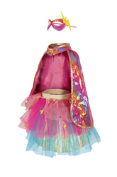 Super-duper Tutu/Cape/Mask, Pink & Gold Costumes Great Pretenders USA 