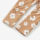 Bamboo Zip Pajamas | Daisies Onesies Consciously Baby 