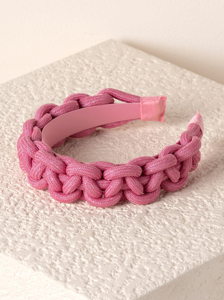 Shiraleah Braided Headband, Pink by Shiraleah Shiraleah 