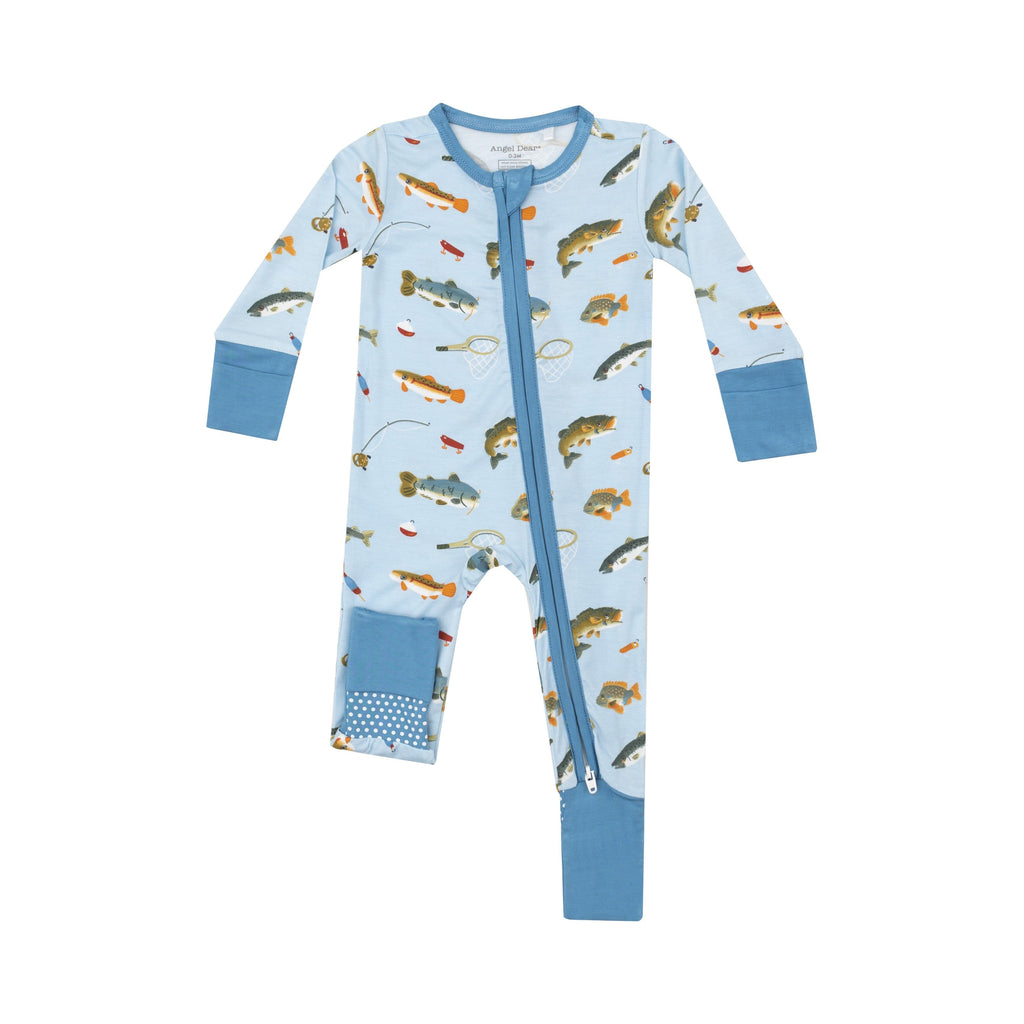 2 Way Zipper Romper - Fishing 126 Angel Dear 