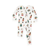 2 Way Zipper Romper - Nutcracker Christmas Cookies 126 Angel Dear 