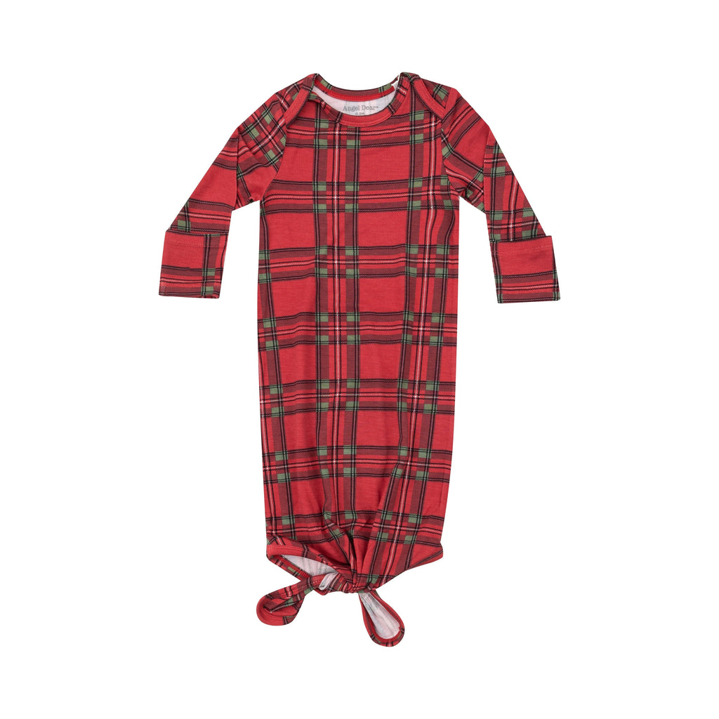 Knotted Gown - Vintage Holiday Plaid 127 Angel Dear 