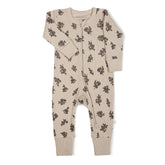 Organic 2-Way Zip Romper | Posy Onesies Makemake Organics 