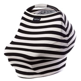 B&W Signature Stripe Cover by Milk Snob Multi-Purpose Covers Milk Snob 