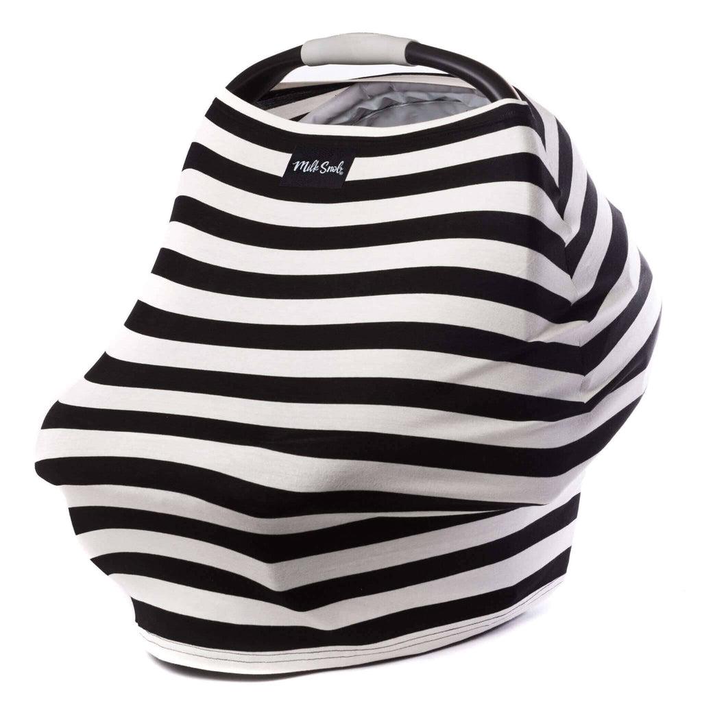 B&W Signature Stripe Cover by Milk Snob Multi-Purpose Covers Milk Snob 