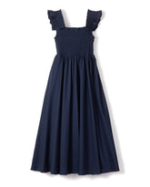 Women's Twill Margaux Dress | Navy Dresses Petite Plume 