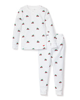 Kid's Pima Snug Fit Pajama Set | Holiday Journey Pajama Sets Petite Plume 