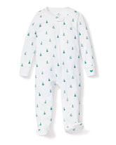 Baby's Pima Romper | Evergreen Trees Pajamas Petite Plume 