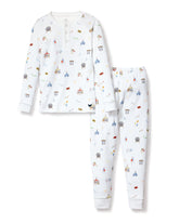 Kid's Pima Snug Fit Pajama Set | Carnival Memories Pajama Sets Petite Plume 