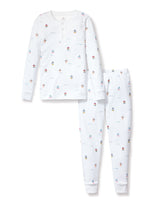 Kid's Pima Snug Fit Pajama Set | Bateau Pajama Sets Petite Plume 