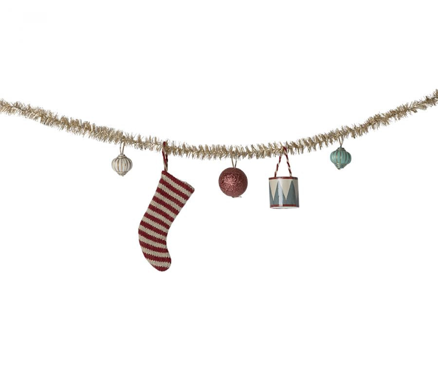 Christmas garland, Small | Gold Maileg Clothes & Accessories Maileg OS 