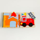 Fire and Rescue Creative Play Quiet Book Busy Book Educating AMY 