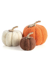 Shiraleah Assorted Set of 3 Felt Decorative Pumpkins, Multi by Shiraleah Shiraleah 