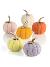 Shiraleah New Harvest Set of 6 Assorted Felt Pumpkins, Multi by Shiraleah Shiraleah 