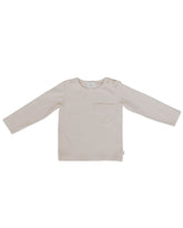 Organic Cotton Long Sleeve Soft Tee Tees Dear Hayden Sand 0-3 m 