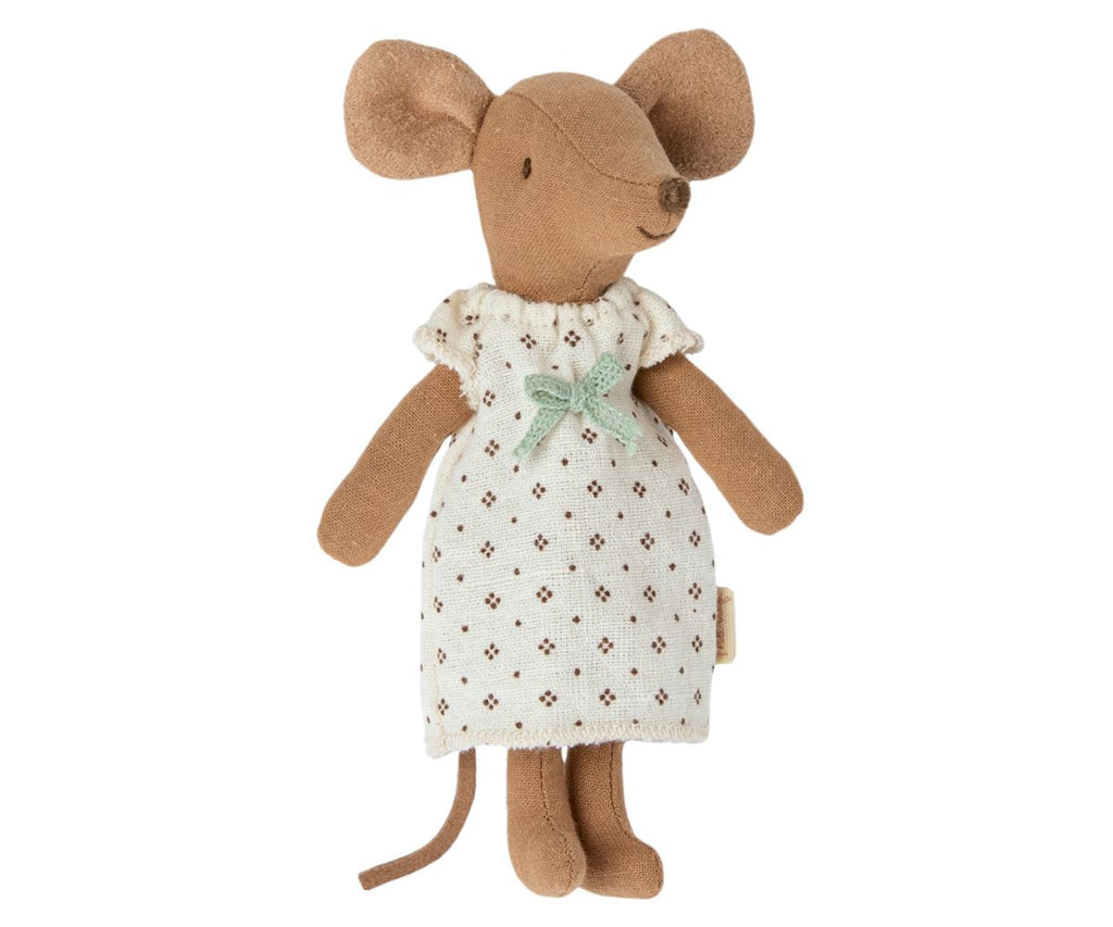 Big Sister Mouse in Box | Nightgown Maileg Dolls Maileg 