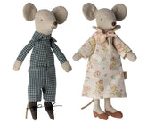 Grandma & Grandpa Mice in Cigarbox Maileg Dolls Maileg 