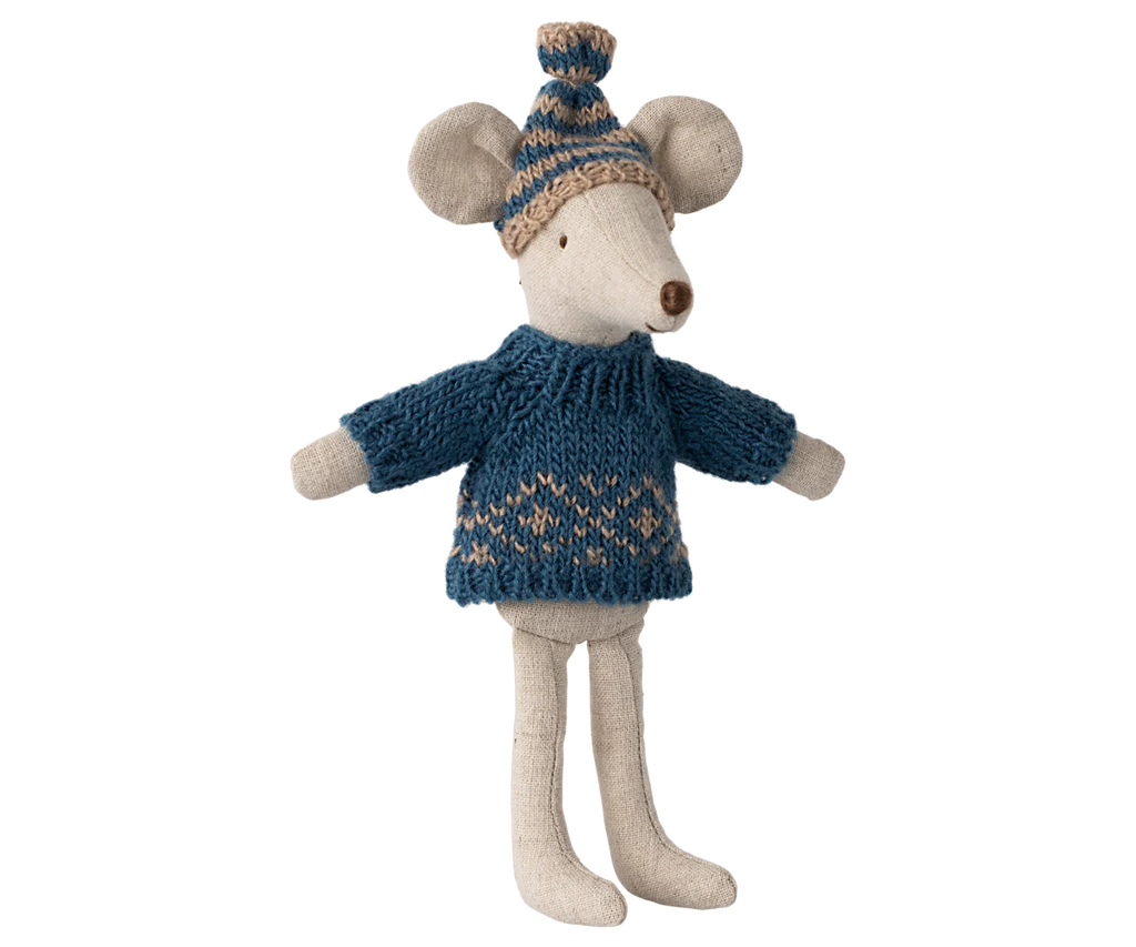 Presale - Knitted sweater and hat, Dad mouse Maileg Clothes & Accessories Maileg 