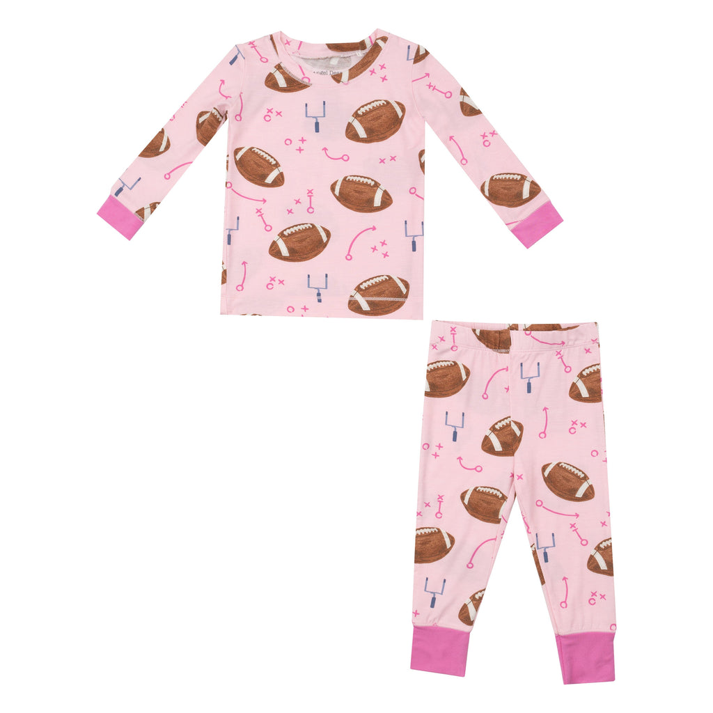 Bamboo Loungewear - Footballs Pink 171 Angel Dear 