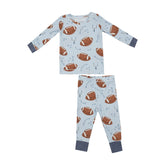 Bamboo Loungewear - Footballs Blue 171 Angel Dear 