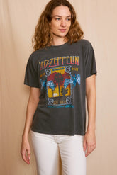 Led Zeppelin Inglewood Sunkissed Gray Tee Graphic T's People of Leisure 