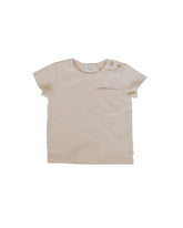 Organic Cotton Soft Tee Tees Dear Hayden Sand 0-3 m 