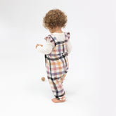 Smocked Overall - Harvest Plaid 181 Angel Dear 