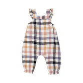 Smocked Overall - Harvest Plaid 181 Angel Dear 