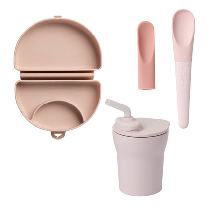 Sip & Go | Pink Salt Kids Dinnerware Miniware 