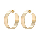 1.5" Skylar Hoops Earrings eklexic Gold 